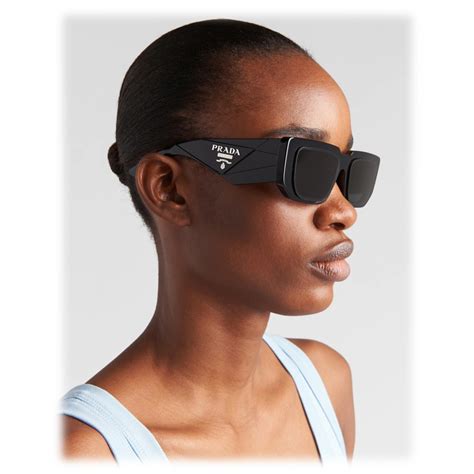 prada symbole solbriller|Prada Symbole Rectangular Women's Sunglasses, PR 17WS.